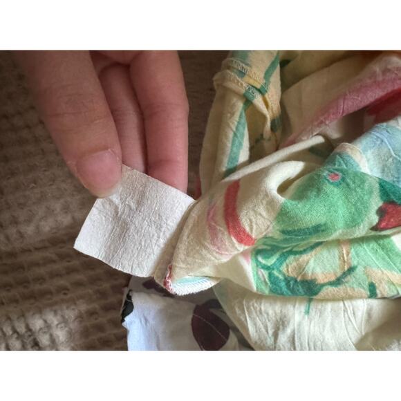 Jams Word Vintage Yelllow Multi Parrot Birds Paradise Tank Mini Dress Size 5 - Picture 5 of 9